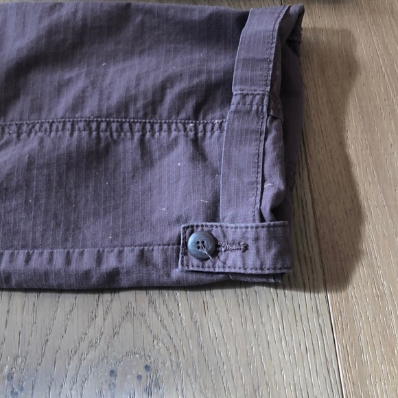 Prana Capris Pants, organic cotton, maroon brown - Picture 4 of 12